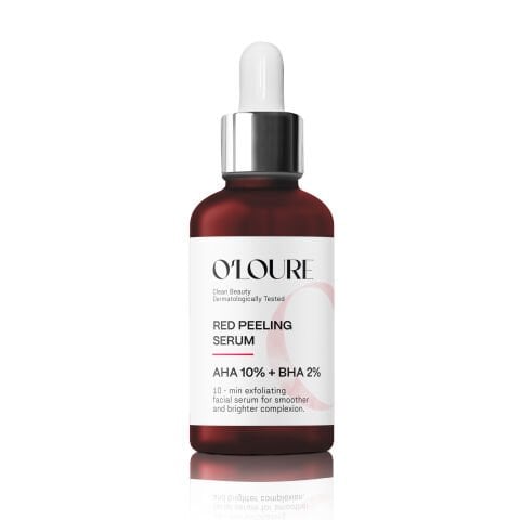 O’LOURE RED PEELING SERUM AHA 10% + BHA %2