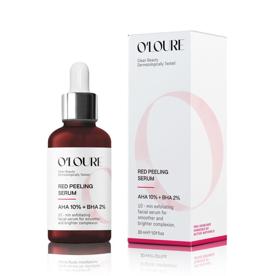 O’LOURE RED PEELING SERUM AHA 10% + BHA %2
