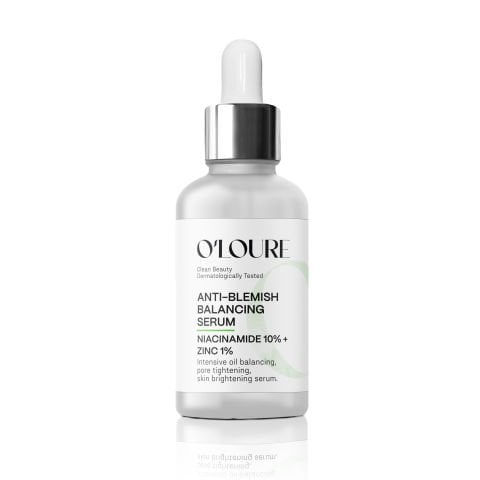 O'LOURE ANTI-BLEMISH BALANCING SERUM - NIACINAMIDE 10 % + ZINC %1